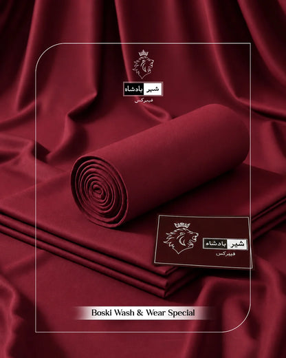Boski Wash & Wear Special  - Burgundy