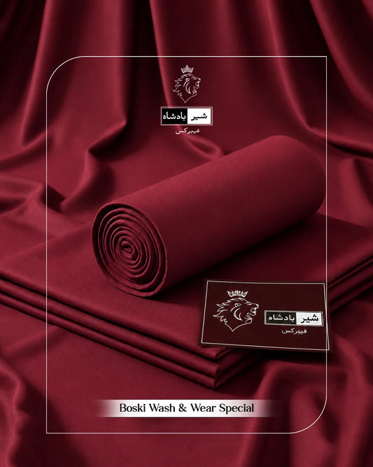 Boski Wash & Wear Special  - Burgundy